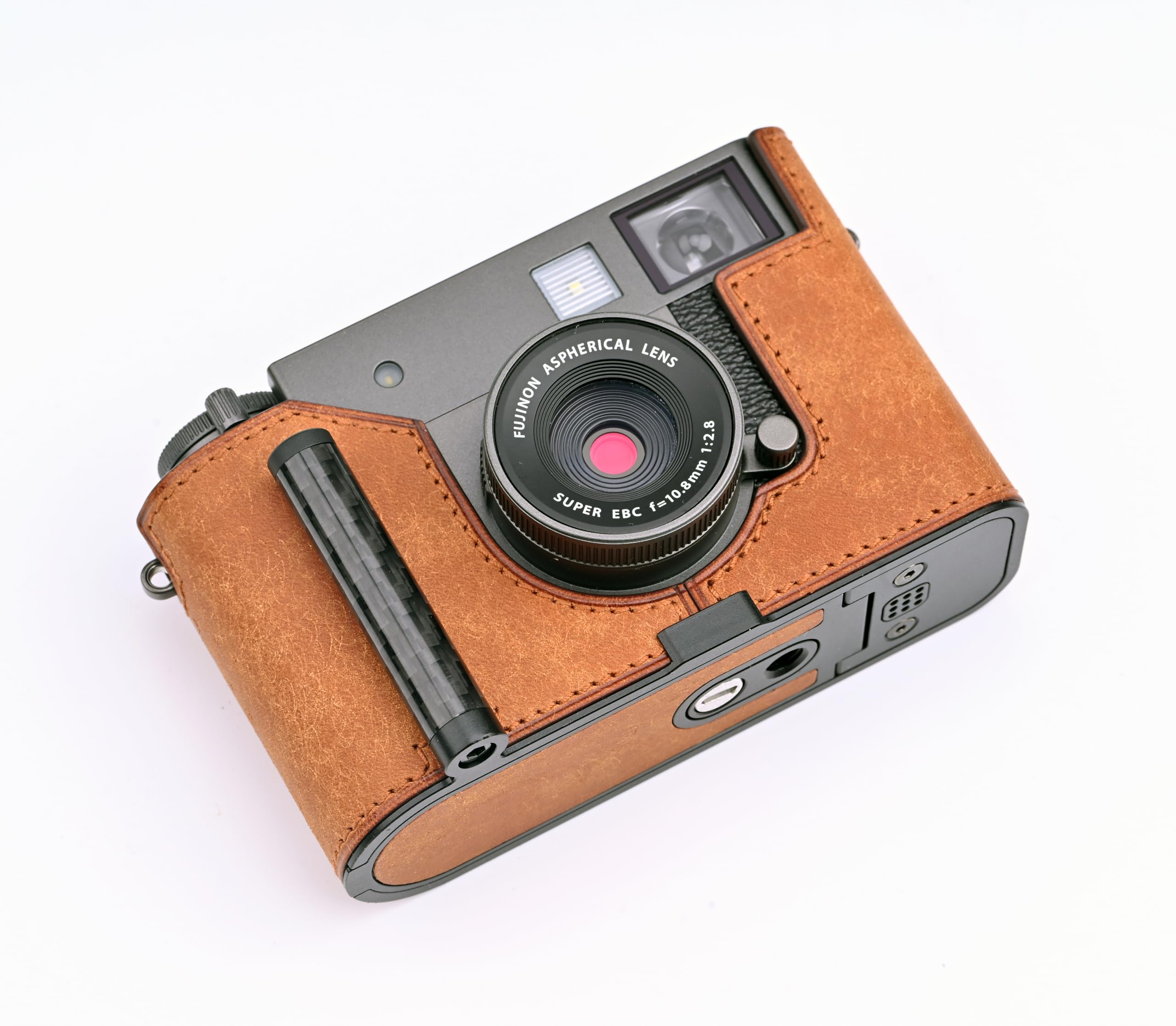 Amazon.com : Handmade Genuine Leather Camera Half Case for